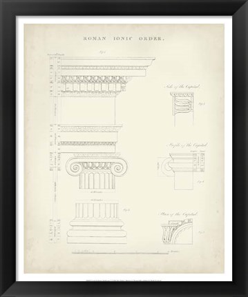 Framed Greek &amp; Roman Architecture V Print