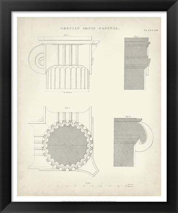 Framed Greek &amp; Roman Architecture VI Print