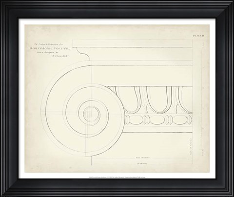 Framed Greek &amp; Roman Architecture VII Print