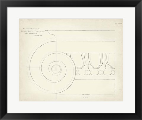 Framed Greek &amp; Roman Architecture VII Print