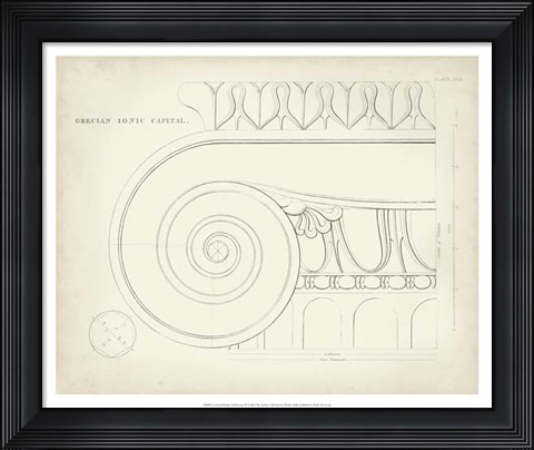 Framed Greek &amp; Roman Architecture IX Print