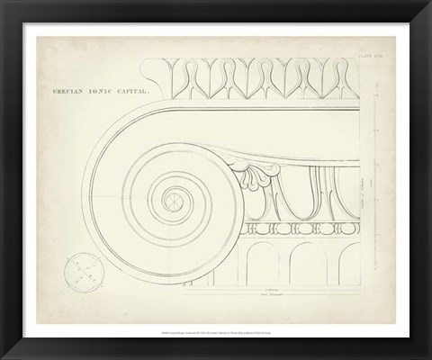 Framed Greek &amp; Roman Architecture IX Print