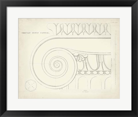 Framed Greek &amp; Roman Architecture IX Print