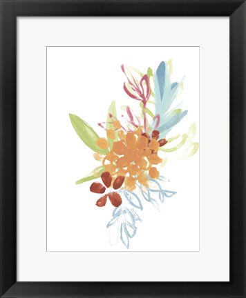 Framed Flora Moderne IV Print