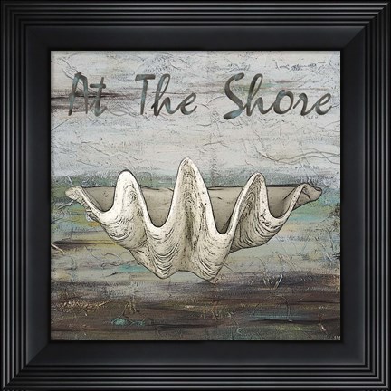 Framed At the Shore I Print