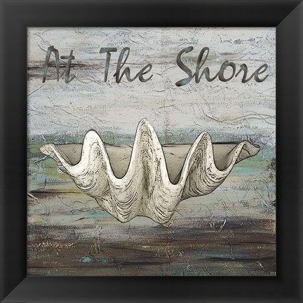 Framed At the Shore I Print