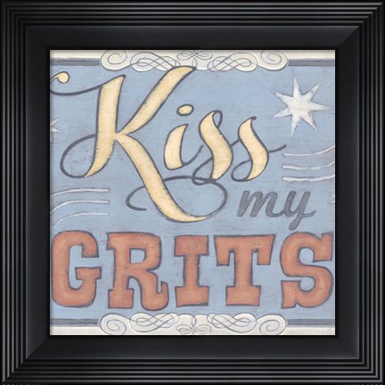 Framed Southern Sentiments I Print
