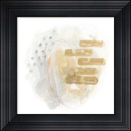 Framed Saffron Energy II Print