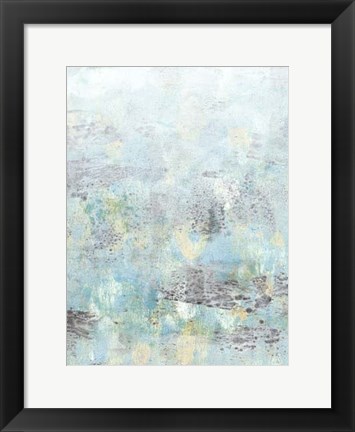 Framed Cerulean Reflections II Print