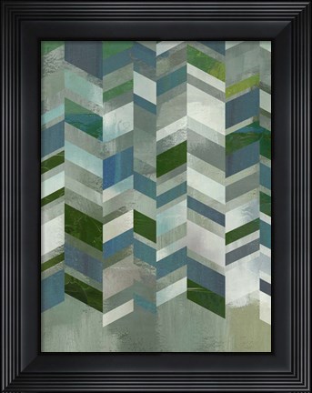 Framed Ocean Elements I Print