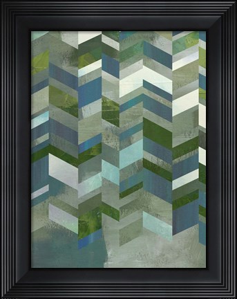 Framed Ocean Elements II Print
