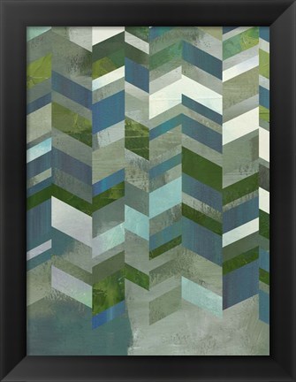 Framed Ocean Elements II Print