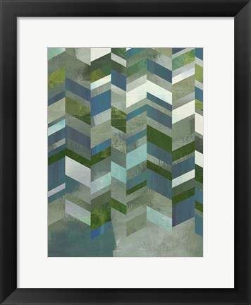 Framed Ocean Elements II Print