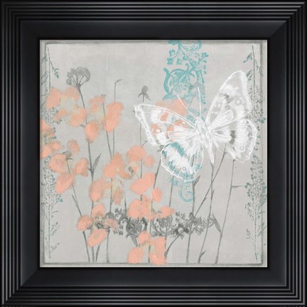 Framed Gray Garden II Print