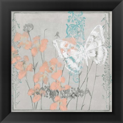 Framed Gray Garden II Print