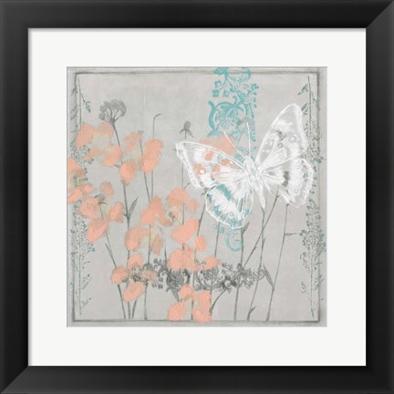 Framed Gray Garden II Print