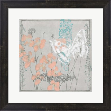 Framed Gray Garden II Print