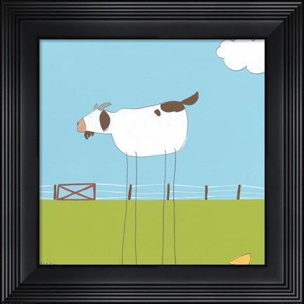 Framed Stick-leg Goat II Print