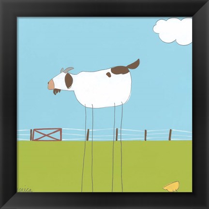 Framed Stick-leg Goat II Print