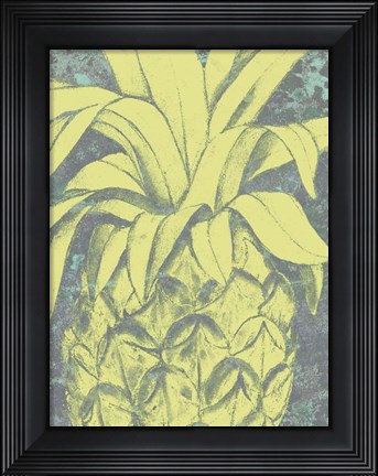 Framed Kona Pineapple I Print