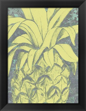 Framed Kona Pineapple I Print