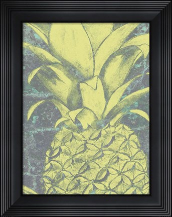 Framed Kona Pineapple II Print