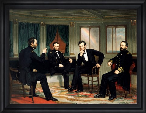 Framed Peacemakers 1868 Print