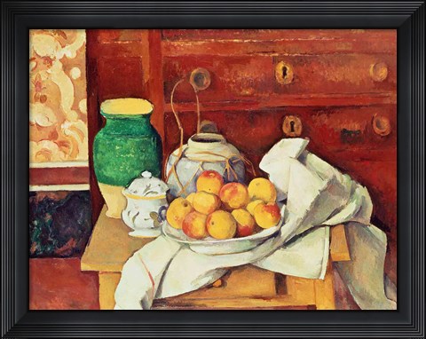 Framed Still Life with a Chest of Drawers, 1883-87 Print