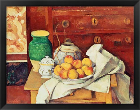 Framed Still Life with a Chest of Drawers, 1883-87 Print