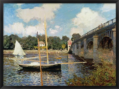 Framed Seine at Argenteuil Print