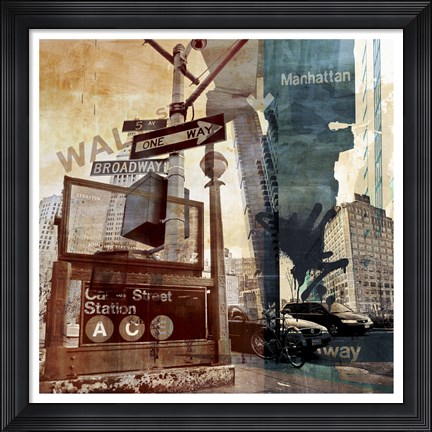 Framed Wall Street 6 Print