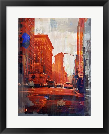 Framed NY Downtown 14 Print