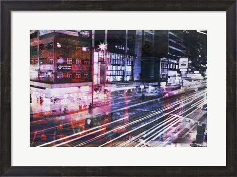 Framed Hong Kong Streets 8 Print