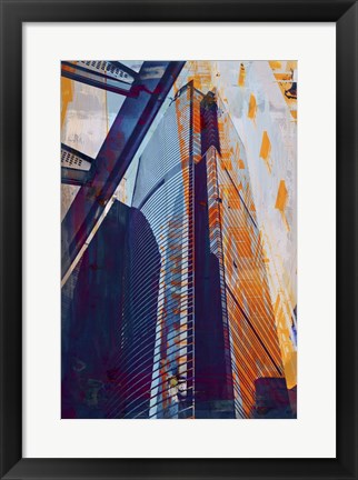 Framed HK Architecture 1 Print