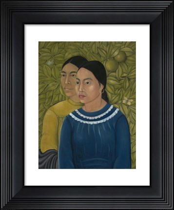 Framed Dos Mujeres (Salvadora y Herminia), 1928 Print