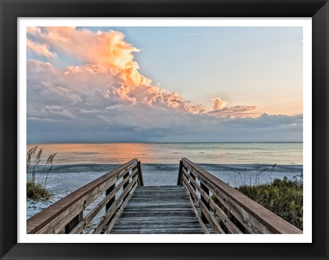 Framed Tranquility Walk Print