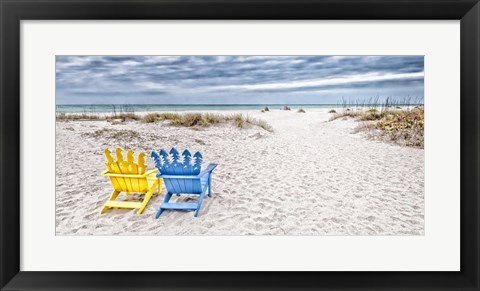 Framed Beaching It Print