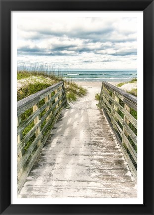 Framed Seaside Entry Print