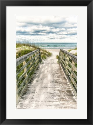 Framed Seaside Entry Print