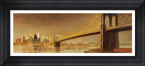 Framed Brooklyn Bridge Print