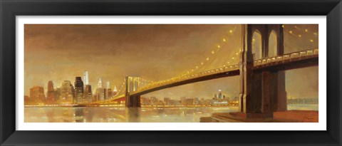 Framed Brooklyn Bridge Print