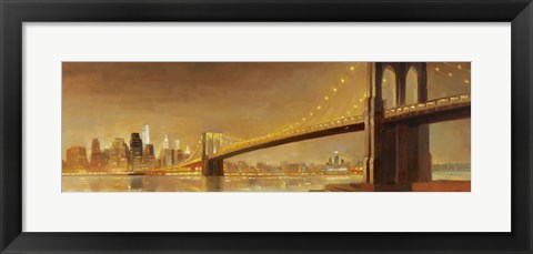 Framed Brooklyn Bridge Print