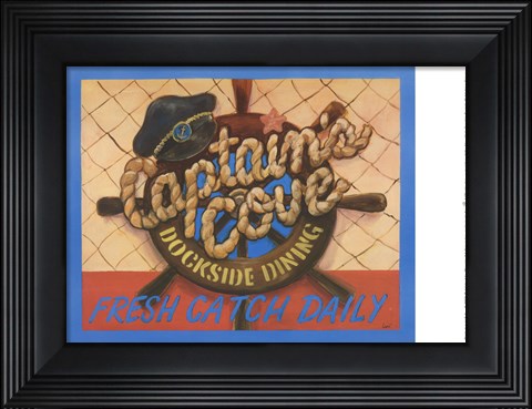 Framed Captain's Cove Print