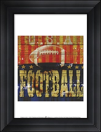 Framed Football Print