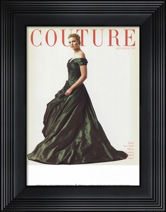 Framed Couture December 1959 Print