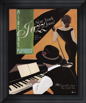 Framed Minton's Playhouse Print