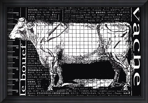 Framed Le Bouef Print
