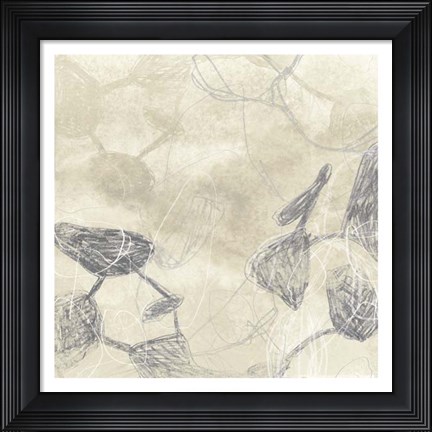 Framed Graphite Inversion I Print