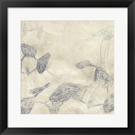 Framed Graphite Inversion II Print