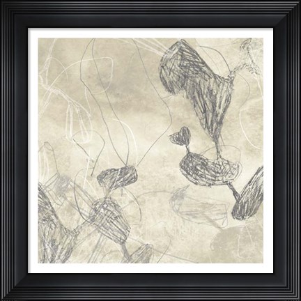 Framed Graphite Inversion III Print